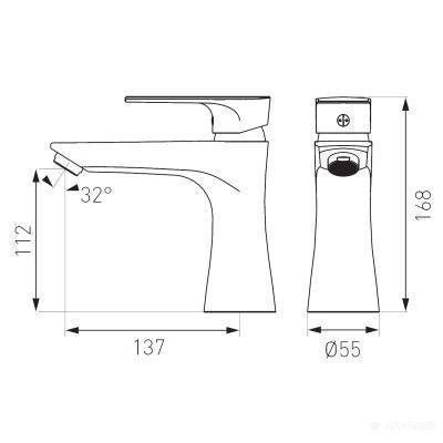 Будкрам купити Algeo Square Змішувач д/раковини Algeo Square Змішувач д/раковини 2