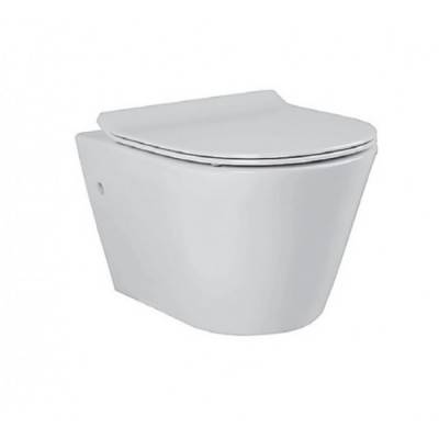 Будкрам купить TOPIC Унитаз подвесной без ободка супертонкие крышка soft close (2уп)