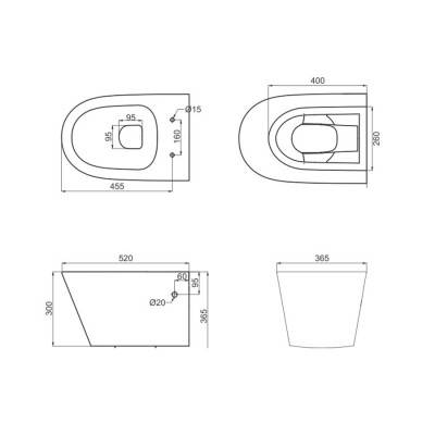 Будкрам купить TOPIC Унитаз подвесной без ободка супертонкие крышка soft close (2уп) TOPIC Унитаз подвесной без ободка супертонкие крышка soft close (2уп) 2