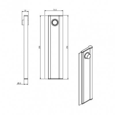 Будкрам купить Сгон для удаления воды со стекла (скребок) с крючком Сгон для удаления воды со стекла (скребок) с крючком 2