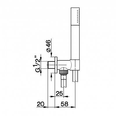 Будкрам купити ART Душовий набір, чорний матовий ART Душовий набір, чорний матовий 2