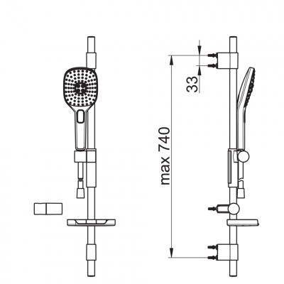 Будкрам купить HYDRACTIVA Душевой комплект HYDRACTIVA Душевой комплект 2