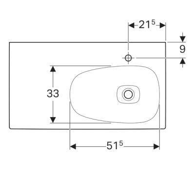Будкрам купить Citterio Умывальник 90 см, полка слева, 1 отверстие для смешаных параз., без перелива, с керамической крышкой сливного клапана, покрытие KeraTect, цвет белый Citterio Умывальник 90 см, полка слева, 1 отверстие для смешаных параз., без перелива, с керамической крышкой сливного клапана, покрытие KeraTect, цвет белый 3