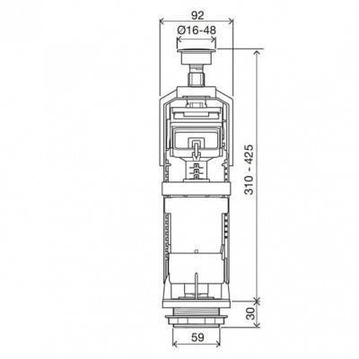 Будкрам купить FAST/STOP Сливной механизм