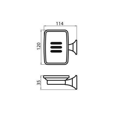 Будкрам купити BOSTON Мильниця BOSTON Мильниця 2