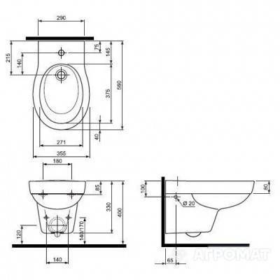 Будкрам купити K35100 VARIUS Біде підв. K35100 VARIUS Біде підв. 2