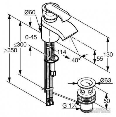 Будкрам купить JOOP! Смеситель для раковины JOOP! Смеситель для раковины 2