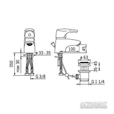 Будкрам купить New Saga Смеситель для раковины New Saga Смеситель для раковины 2
