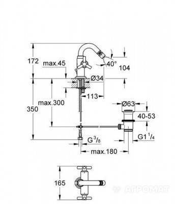 Будкрам купити Atrio Ypsilon Змішувач д/біде Atrio Ypsilon Змішувач д/біде 3