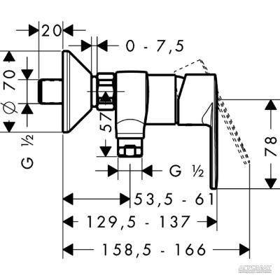 Будкрам купити Talis E2 Змішувач д/душа Talis E2 Змішувач д/душа 2