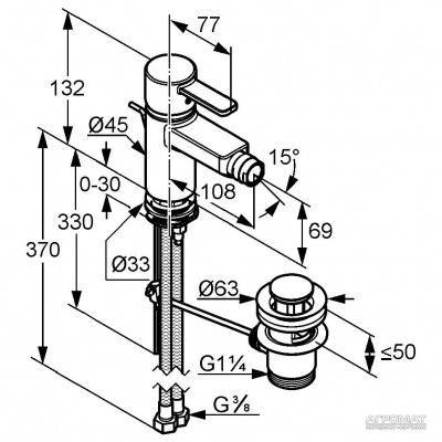 Будкрам купити Zenta Змішувач д/біде Zenta Змішувач д/біде 2