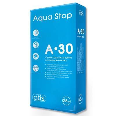 Будкрам купити Гідроізоляція ATIS Aqua  25кг
