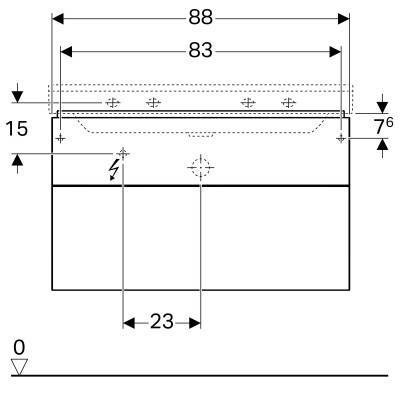 Будкрам купити Geberit Xeno2 Тумба для умивальника 90 см, з двома висувними ящиками: білий, глянсове покриття Geberit Xeno2 Тумба для умивальника 90 см, з двома висувними ящиками: білий, глянсове покриття 3