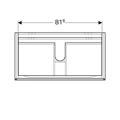 Будкрам купити Geberit Xeno2 Тумба для умивальника 90 см, з двома висувними ящиками: білий, глянсове покриття Geberit Xeno2 Тумба для умивальника 90 см, з двома висувними ящиками: білий, глянсове покриття 5