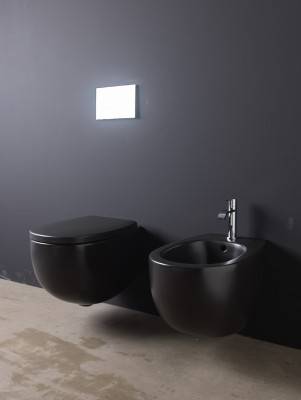 Будкрам купить MILK Биде подвесное, цвет антрацит мат MILK Биде подвесное, цвет антрацит мат 2