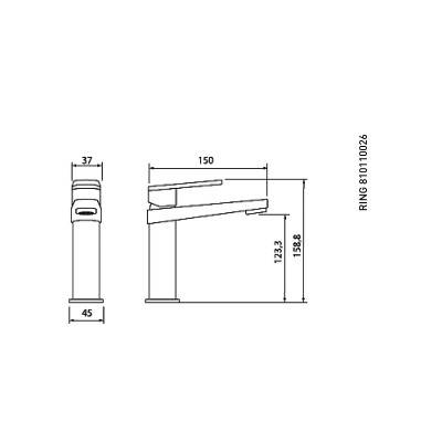 Будкрам купити RING Змішувач д/раковини RING Змішувач д/раковини 2