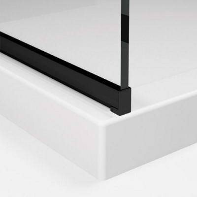 Будкрам купити BlackLine WALK-IN EASY душова фіксована перегородка, скло прозоре, проф.чорний мат BlackLine WALK-IN EASY душова фіксована перегородка, скло прозоре, проф.чорний мат 6