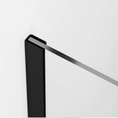 Будкрам купити BlackLine WALK-IN EASY душова фіксована перегородка, скло прозоре, проф.чорний мат BlackLine WALK-IN EASY душова фіксована перегородка, скло прозоре, проф.чорний мат 4