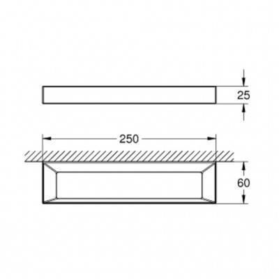 Будкрам купити Selection Cube Тримач д/рушників 250mm Selection Cube Тримач д/рушників 250mm 2