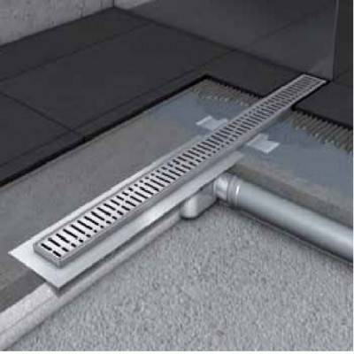 Будкрам купить Душевой канал с горизонтальным фланцем, низкий сифон 885мм