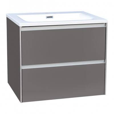 Будкрам купити CITY Тумба 60 з раковиною, сірий колір (2пак) CITY Тумба 60 з раковиною, сірий колір (2пак) 2