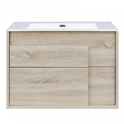 Будкрам купить CITY Тумба 80 с раковиной, цвет дуба 