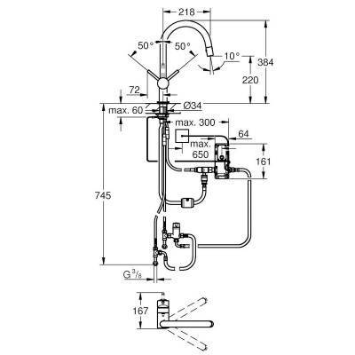 Будкрам купить MINTA Touch Сенсорный смеситель для кухни, хром MINTA Touch Сенсорный смеситель для кухни, хром 2
