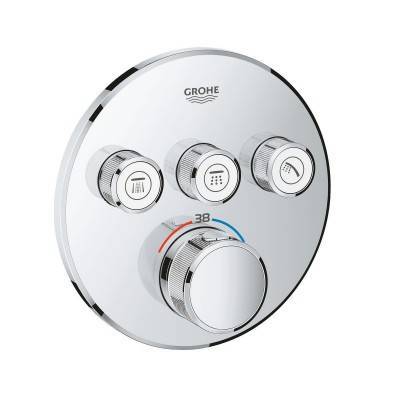Будкрам купити Grohtherm SmartControl Зовнішня частина термостату  на 3 споживачі Grohtherm SmartControl Зовнішня частина термостату  на 3 споживачі 1_small
