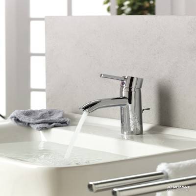 Будкрам купити Bozz Змішувач д/раковини з дон. клап, хром Bozz Змішувач д/раковини з дон. клап, хром 2