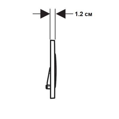 Будкрам купити Sigma20 Клавіша змиву, подвійний змив, легкоочисна поверхня, чорний мат/ чорний Sigma20 Клавіша змиву, подвійний змив, легкоочисна поверхня, чорний мат/ чорний 4