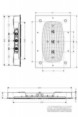 Будкрам купити Rainmaker Верхній стельовий душ з підсв. Rainmaker Верхній стельовий душ з підсв. 2