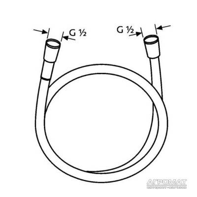 Будкрам купить Душевой шланг Sirenaflex-1,6 м Душевой шланг Sirenaflex-1,6 м 2