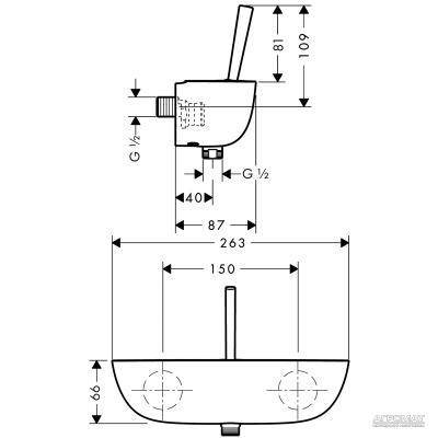 Будкрам купити PuraVida Змішувач д/душа PuraVida Змішувач д/душа 2
