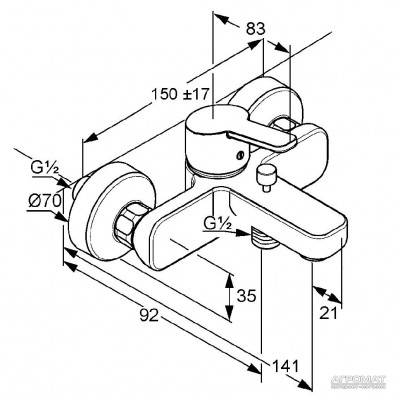 Будкрам купити Logo Neo Змішувач д/ванни Logo Neo Змішувач д/ванни 3