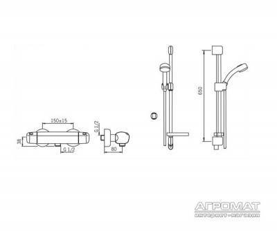 Будкрам купить OPTIMA Термостат для душа OPTIMA Термостат для душа 2