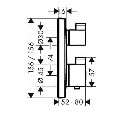 Будкрам купити Ecostat S Зовнішня частина термостата Ecostat S Зовнішня частина термостата 2
