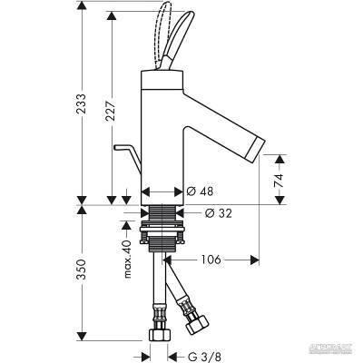 Будкрам купити Starck Classic Змішувач д/раковини Starck Classic Змішувач д/раковини 2