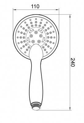 Будкрам купити Душова Лійка Elite 110 Душова Лійка Elite 110 2