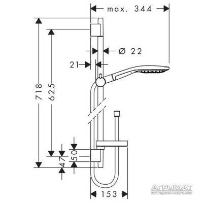 Будкрам купити Raindance Select 150 / Unica’S Puro Душовий набір Raindance Select 150 / Unica’S Puro Душовий набір 3