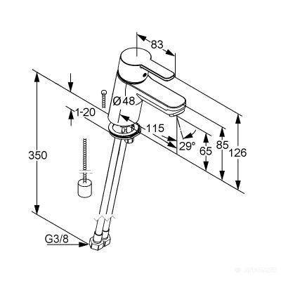 Будкрам купить Logo Neo Смеситель для раковины Logo Neo Смеситель для раковины 2