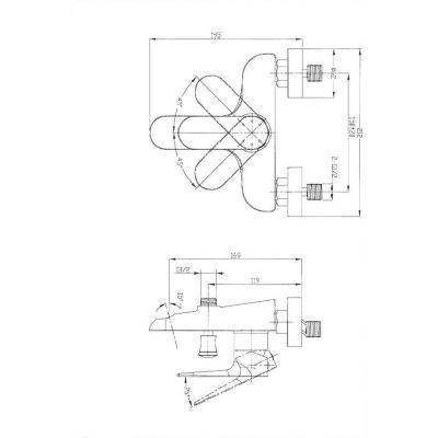 Будкрам купити VINTAGE 2.0 Змішувач д/ванни VINTAGE 2.0 Змішувач д/ванни 2