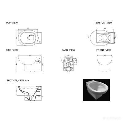Будкрам купить SHAPE Унитаз подв. крышка soft close (2уп) SHAPE Унитаз подв. крышка soft close (2уп) 2