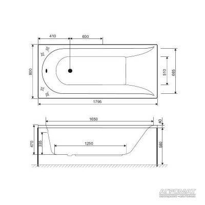 Будкрам купить Inspire гидро-аэро-массажная ванна 180*80 Inspire гидро-аэро-массажная ванна 180*80 2