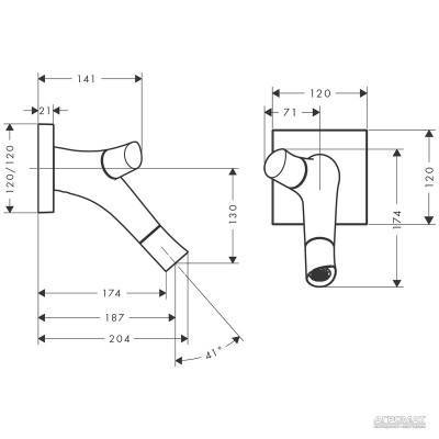 Будкрам купити Starck Organic Зовнішня частина змішувача  д/раковини Starck Organic Зовнішня частина змішувача  д/раковини 2