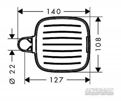 Будкрам купити Cassetta E Мильниця д/душ. стійки Cassetta E Мильниця д/душ. стійки 2