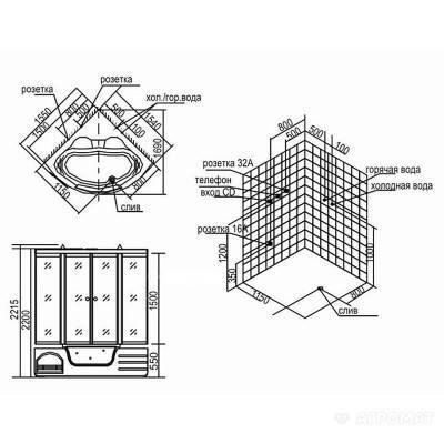 Будкрам купить Паровой бокс, аэромассаж, белый акрил, п/у AQ03 (2 уп.) Паровой бокс, аэромассаж, белый акрил, п/у AQ03 (2 уп.) 2