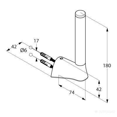 Будкрам купить Ambienta Держатель бумаги, зап.рул. Ambienta Держатель бумаги, зап.рул. 2