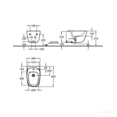 Будкрам купить Citterio Биде подвесное Citterio Биде подвесное 2