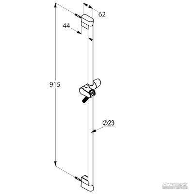 Будкрам купить Fizz Душевая штанга Fizz Душевая штанга 2