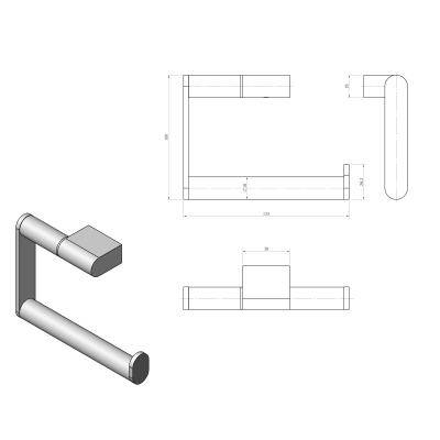 Будкрам купити FRESH 2.0 Тримач туал. паперу без кришки, хром FRESH 2.0 Тримач туал. паперу без кришки, хром 2